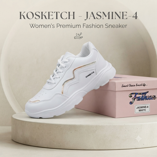 Women’s All-Day Comfort White Casual Sneakers