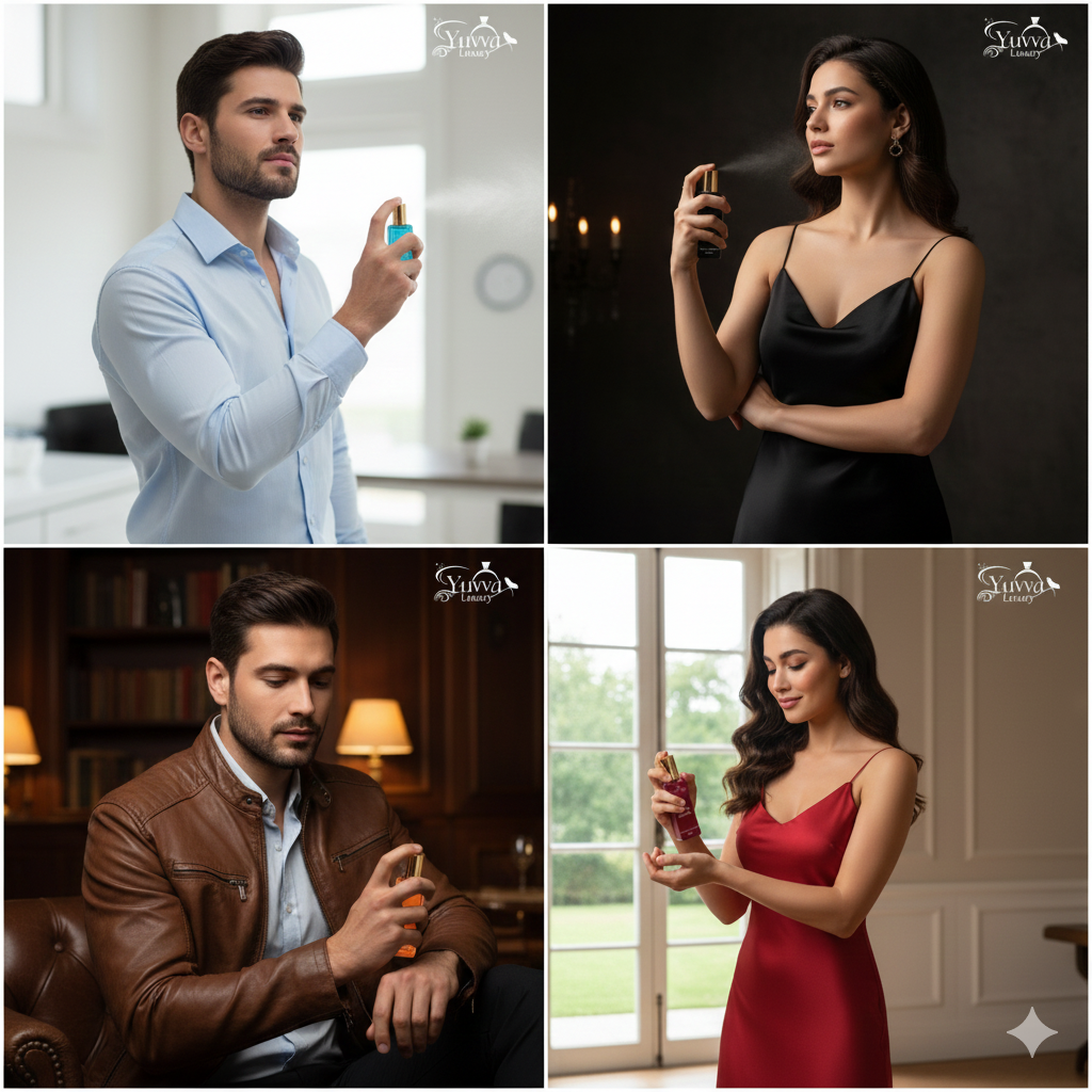 Yuvva Luxury Long Lasting Unisex Perfume Gift Set 4x20ml