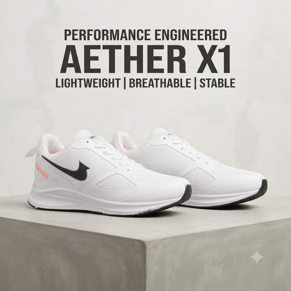 Premium Ultra-Lightweight Men's Sports Running Shoes - Breathable Daily Wear Sneakers