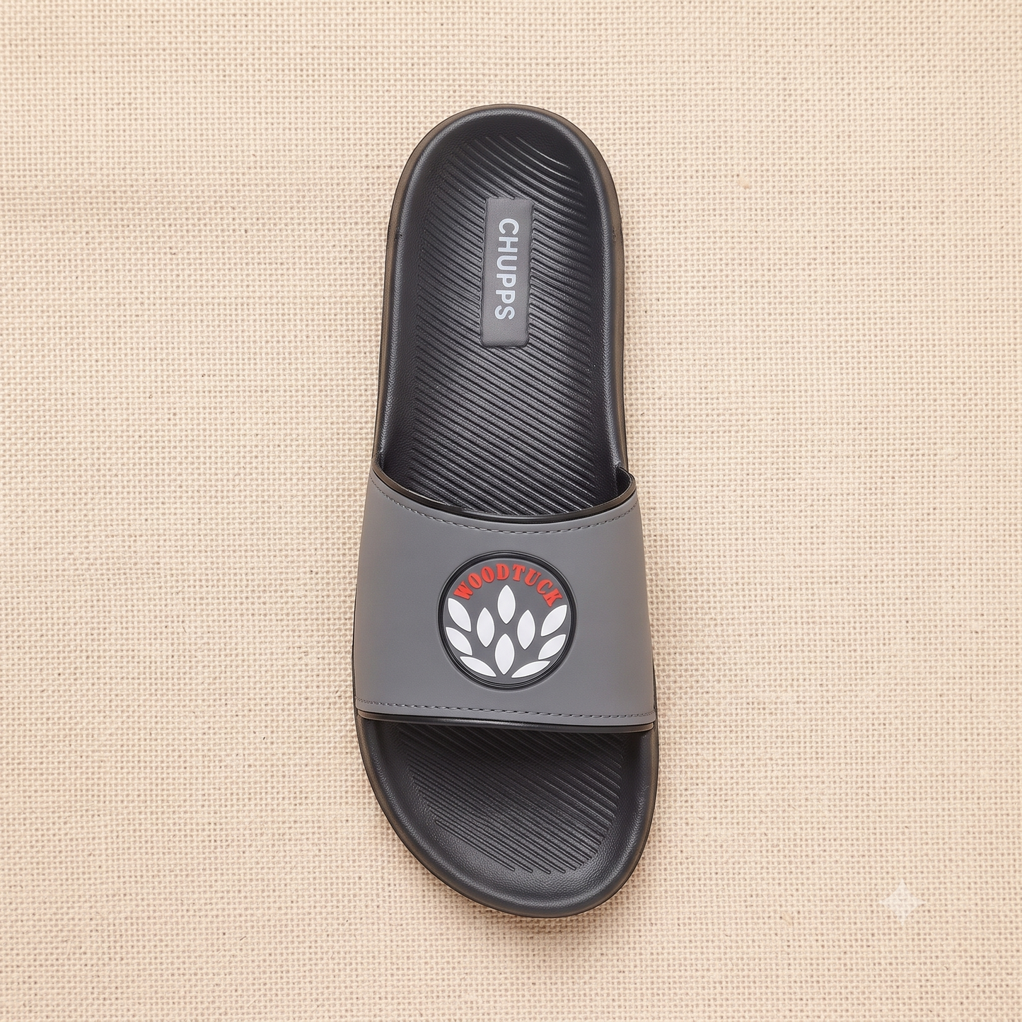 UrbanStride Classic Black Comfort Slides – Stylish Casual Slippers for Men & Women