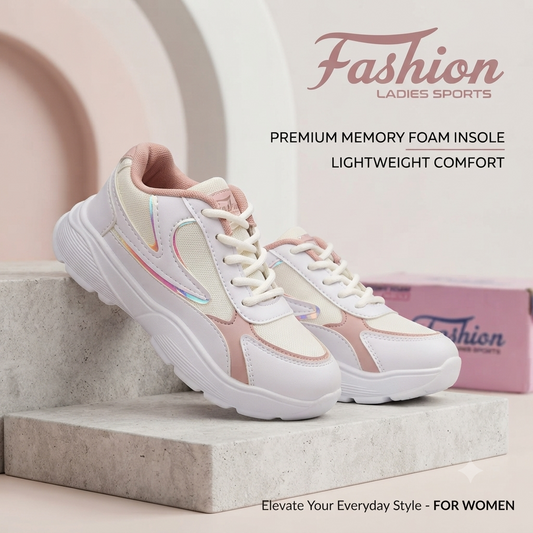 Modern Lifestyle Sneakers for Women – Everyday Style & Memory Foam Support