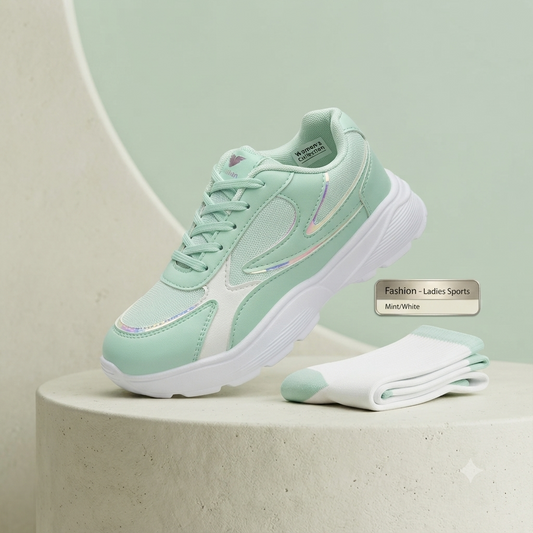 Trendy Mint Green Casual Sports Shoes for Women & Girls