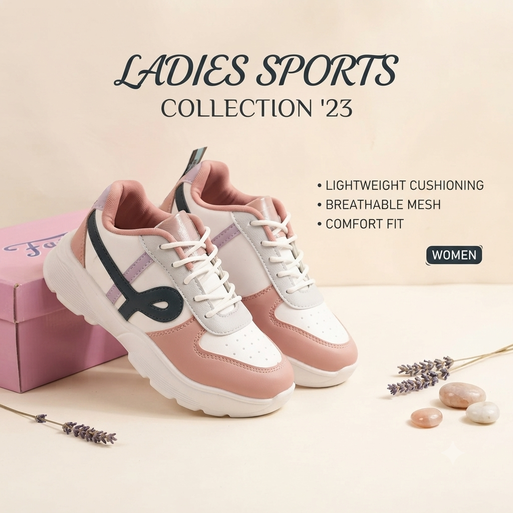 Women Pink Casual Chunky Sneakers | Lightweight Cushion Insole Ladies Outdoor Shoes