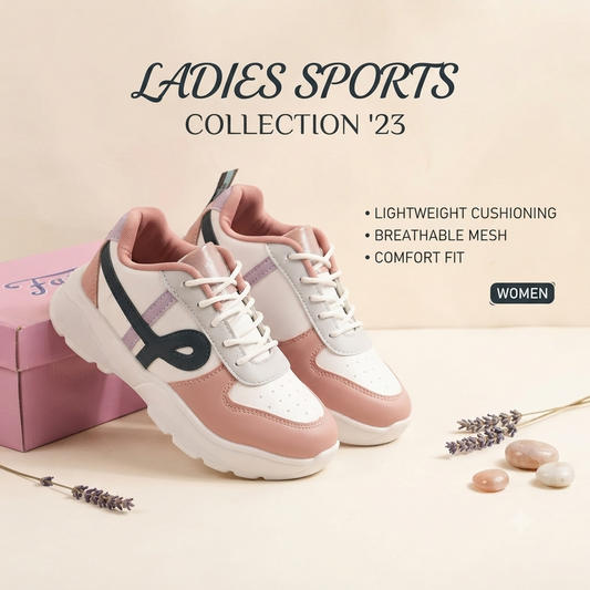 Women Pink Casual Chunky Sneakers | Lightweight Cushion Insole Ladies Outdoor Shoes