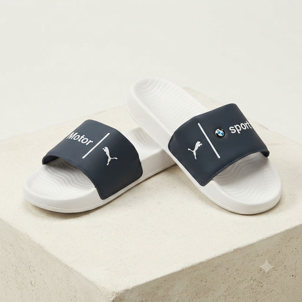 Athleisure Edge: Puma x BMW Motorsport Pool & Casual Slides