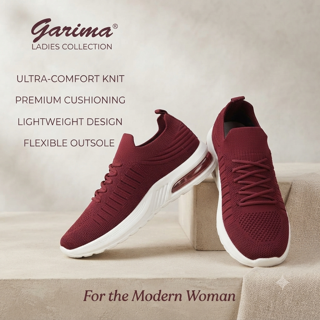 Garima Ladies Collection Stylish Air-Cushion Casual Sneakers