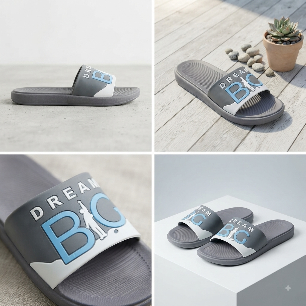 Men’s Stylish Casual Slide Slippers – Comfortable Everyday Open-Toe Slip-On Sandals
