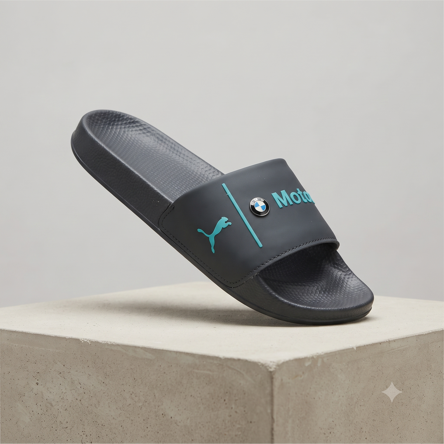 Unisex Vibrant Coral Red Embossed Logo Casual Comfort Slides
