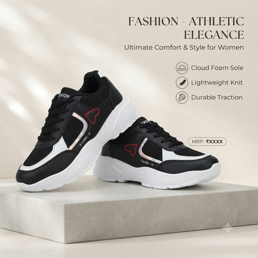 Everyday Comfort: Women’s Contemporary Casual Sports Shoes