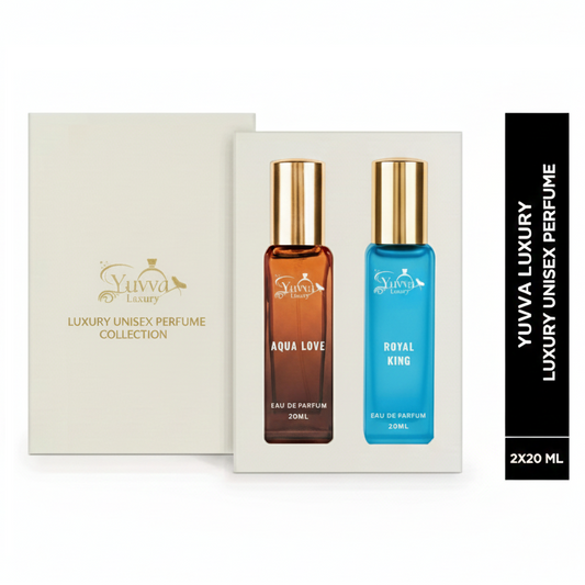 Yuvva Luxury Long Lasting Unisex Perfume Gift Set Of 2 ( AQUA LOVE, ROYAL KING )