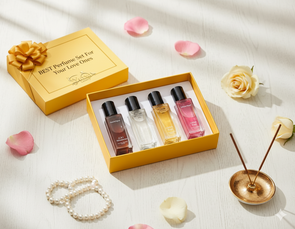 Yuvva Luxury Long Lasting Unisex Perfume Gift Set 4x20ml