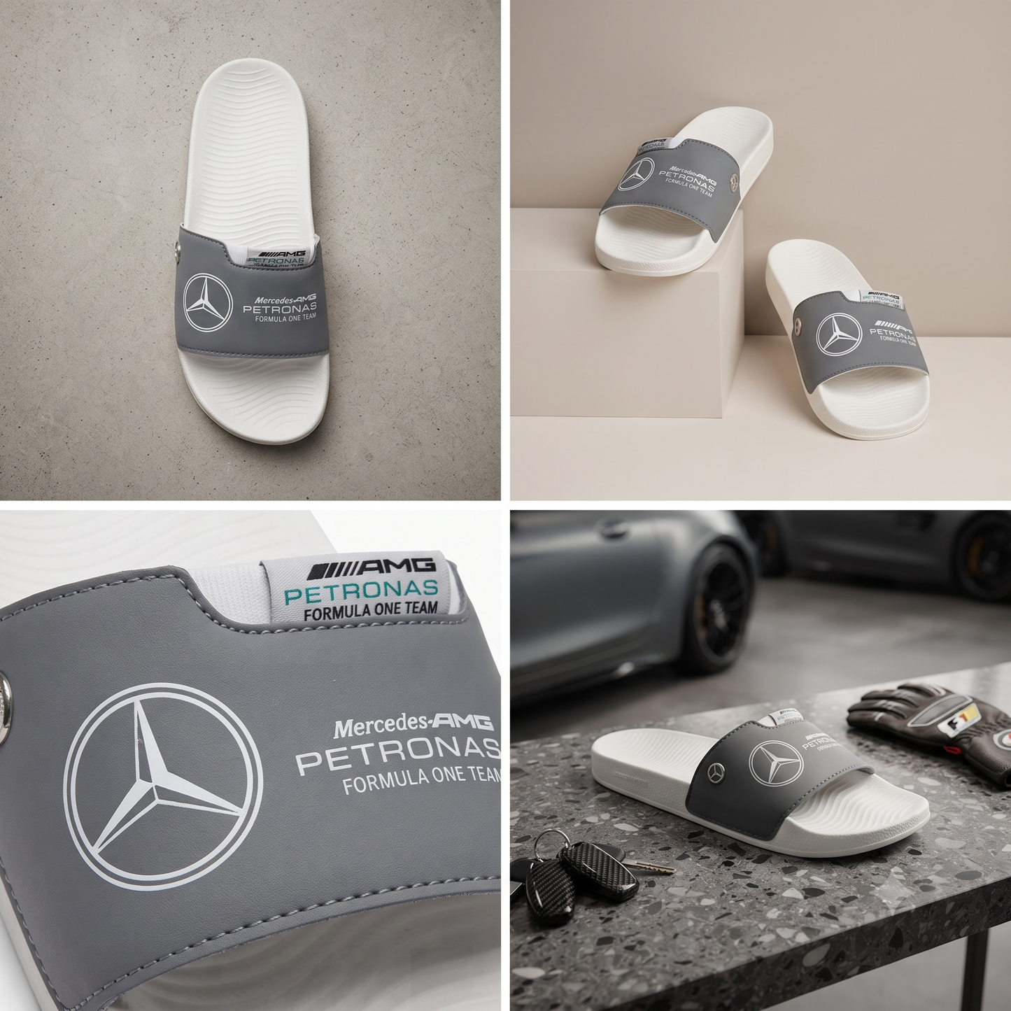 Premium Motorsport Edition Sports Slides & Comfortable Daily Wear Slippers