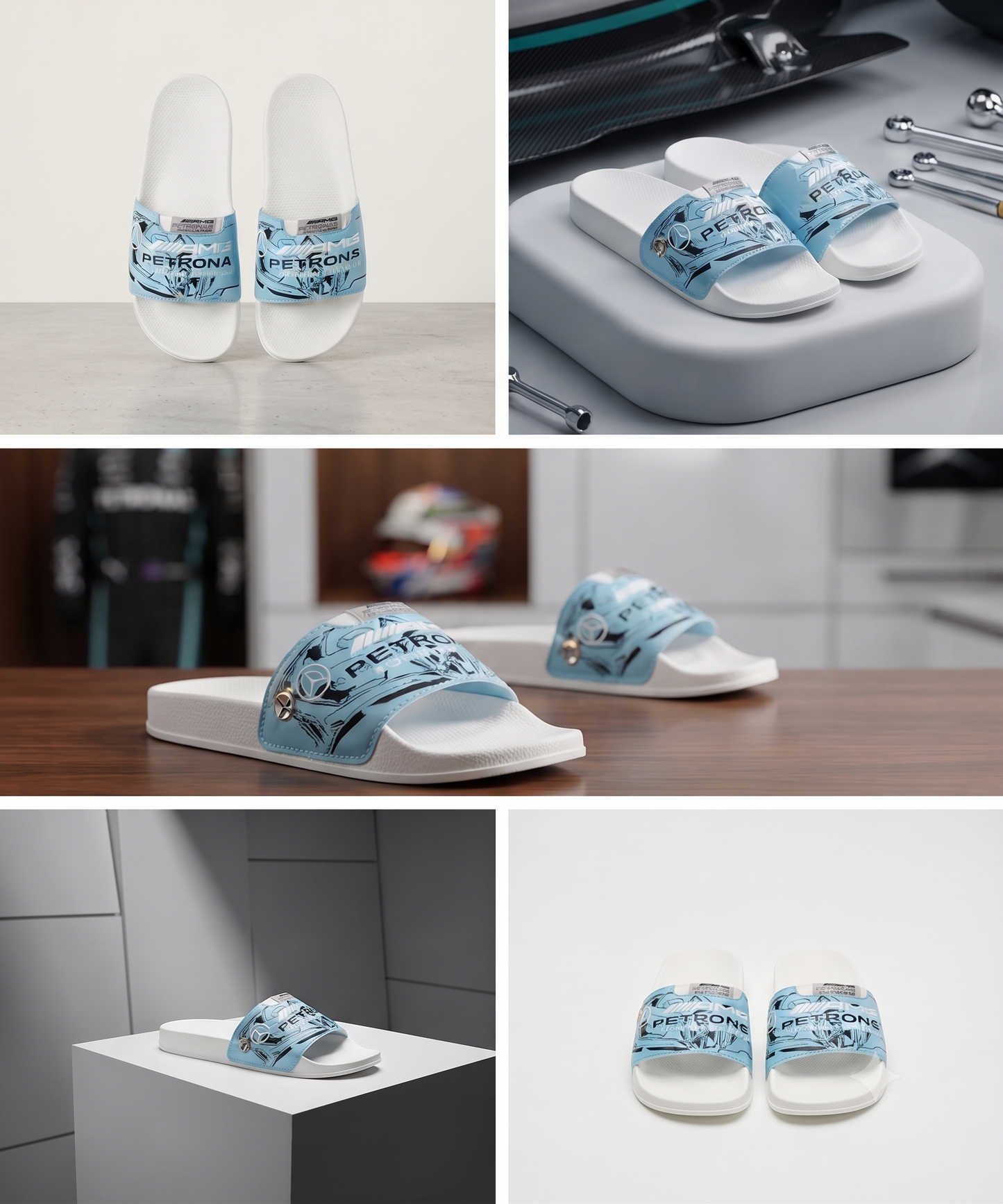 Premium Embossed Logo Lightweight Casual Sport Sliders for Men & Women