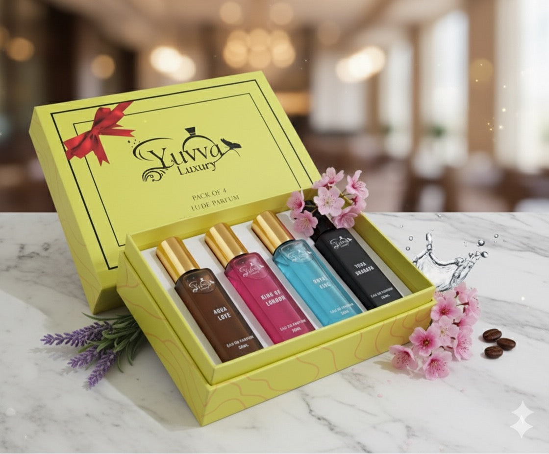 Luxury Perfume Gift Set For Men - 4 x 20ml