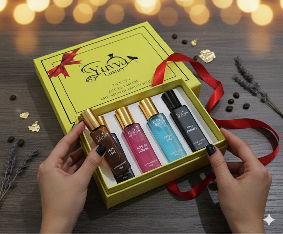Luxury Perfume Gift Set For Men - 4 x 20ml