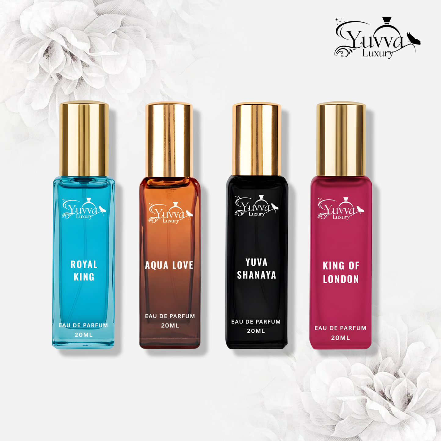 Yuvva Luxury Perfume Gift Set For Unisex 4 x 20ml
