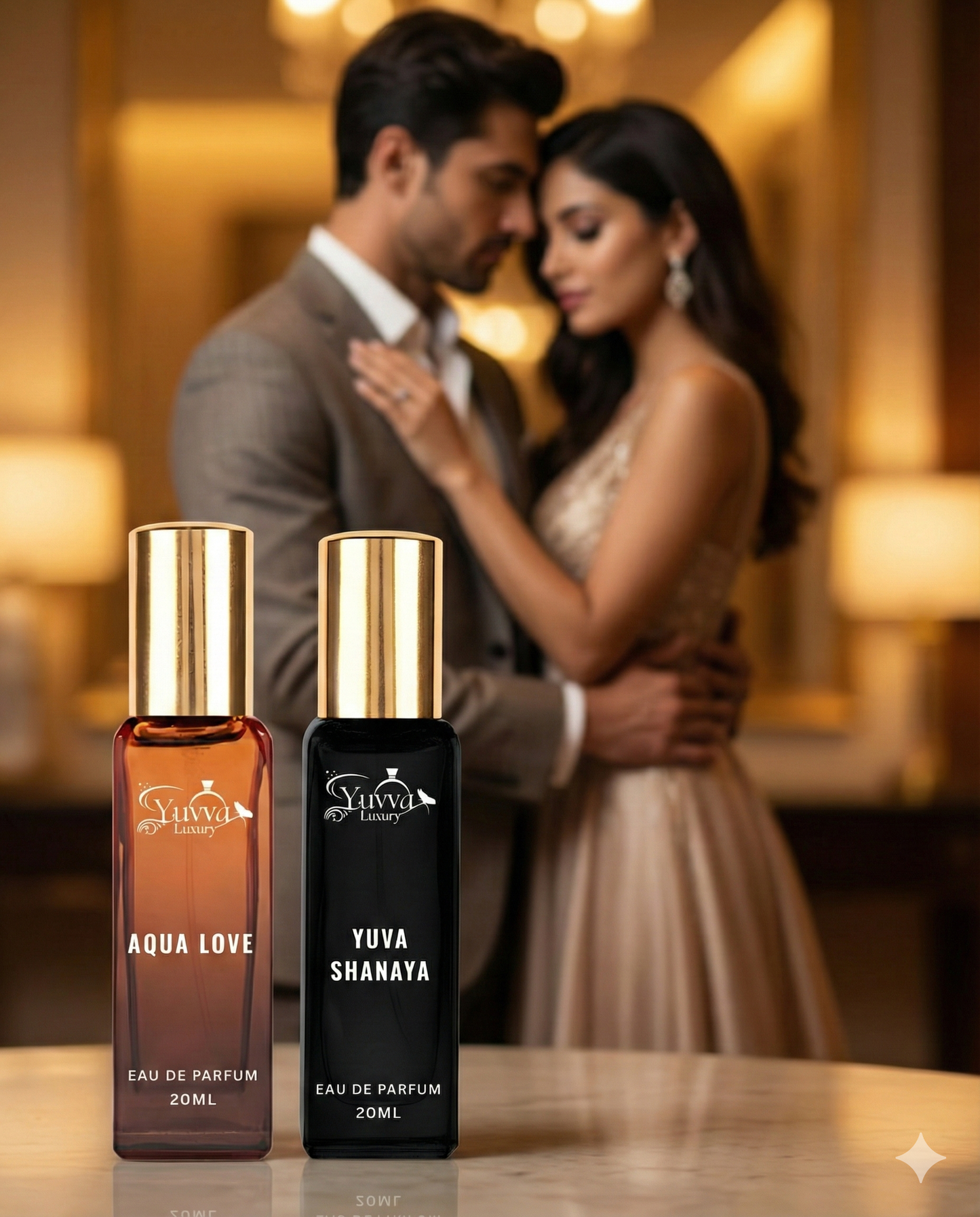 Yuvva Luxury Long Lasting Unisex Perfume Gift Set of 2 ( AQUA LOVE, YUVA SHANAYA )