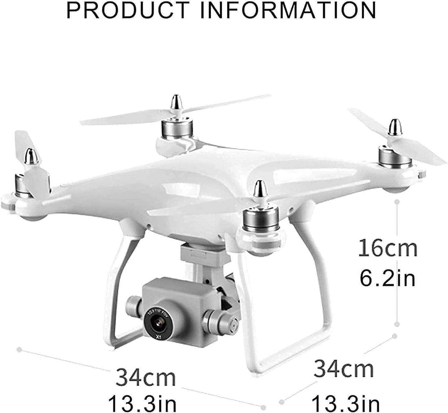 RC Drone with-4K-Camera-WiFi-FPV-1080P-HD-Dual-Foldable