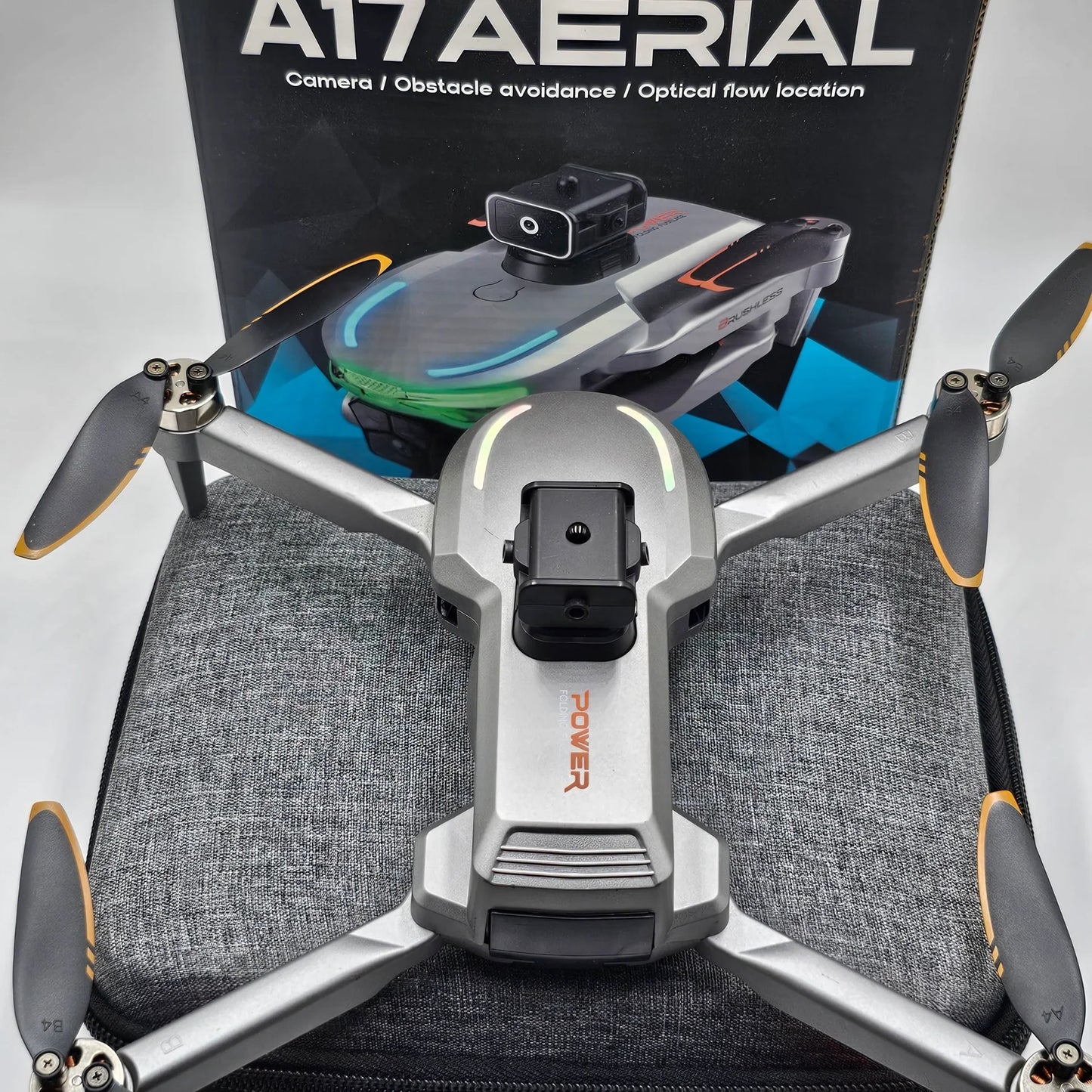 A17 A.I. Drone with A.i. Obstacle Avoidance, 1080P Triple Gimbal Camera,