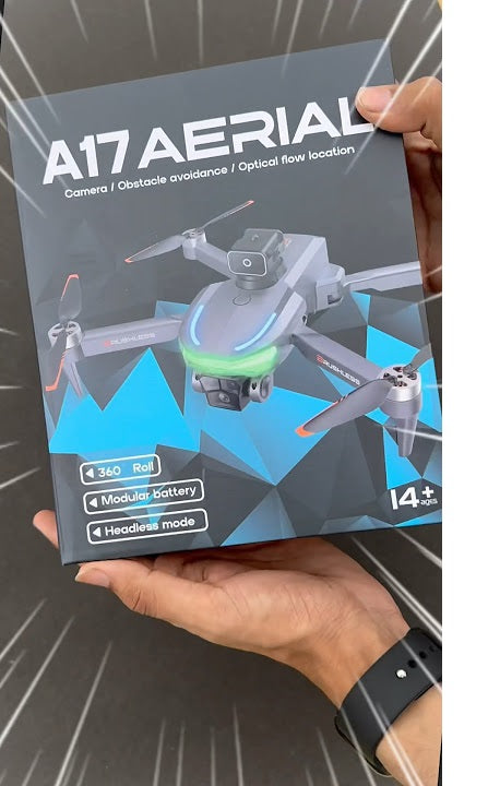 A17 A.I. Drone with A.i. Obstacle Avoidance, 1080P Triple Gimbal Camera,