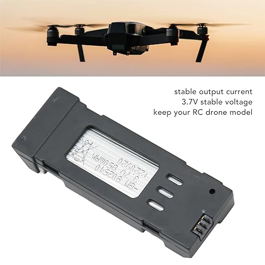 Replacement Battery Compatible with E58 L800 JY019 S168 X Pro RC Drones, RC Drone UAV Spare Battery Drone Accessory, with Protective Plastic Case (850mAh)