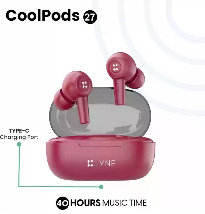 LYNE COOLPODS27 BLUETOOTH WIRELESS EARPHONE