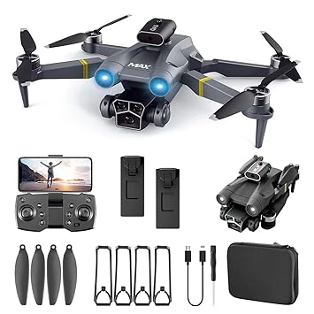 M3 MAX Drone Brushless Motor Triple 4K Gimbal Camera