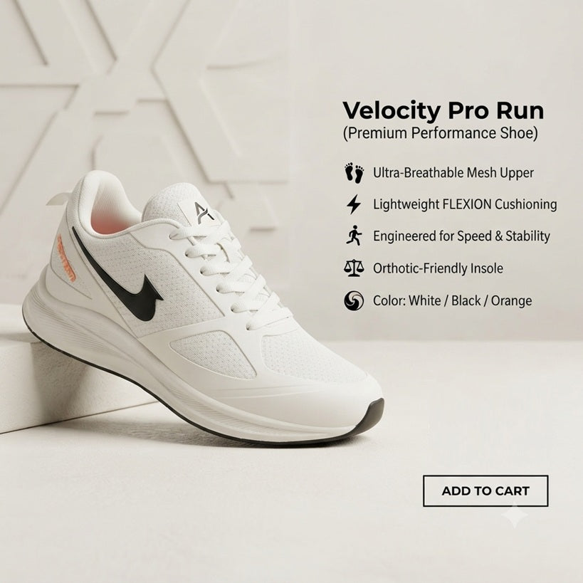 Premium Ultra-Lightweight Men's Sports Running Shoes - Breathable Daily Wear Sneakers