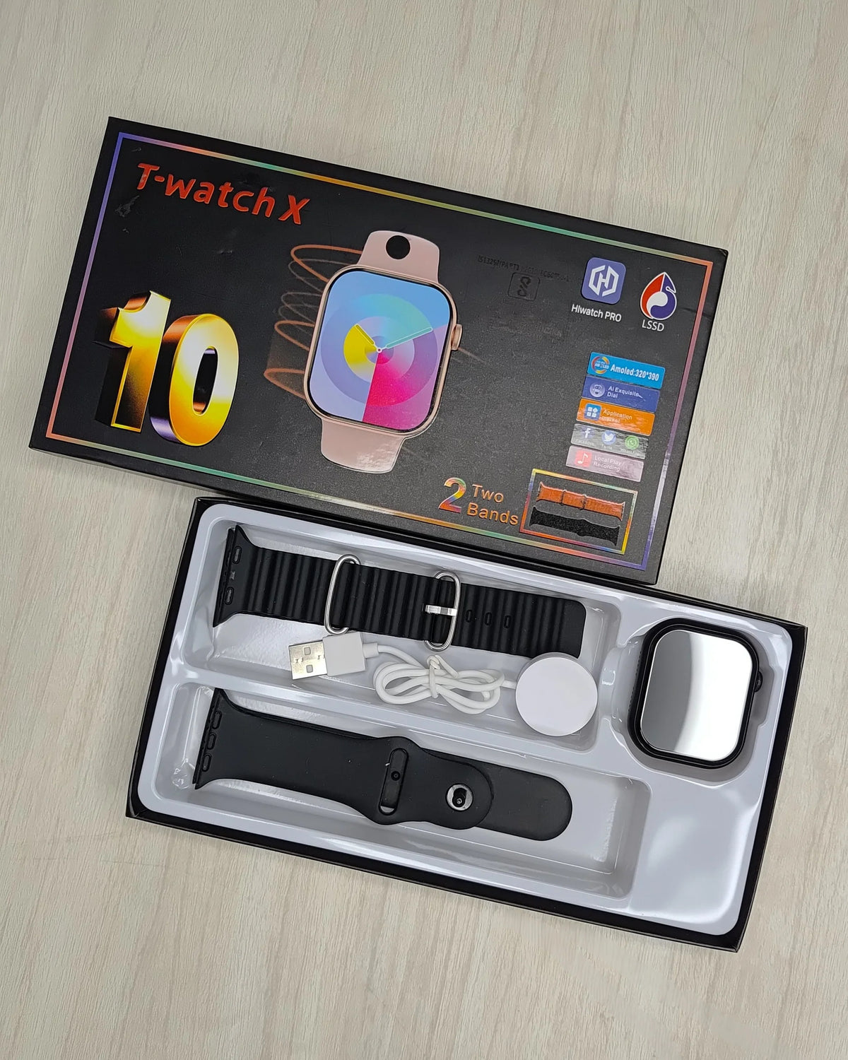 Watch Multi Multi Color T-Watch X Series 10 Watch with 3D Menu – i Born