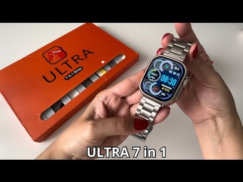7 in 1 Ultra Smart Watch Straps BIG 2.01 Infinity Display