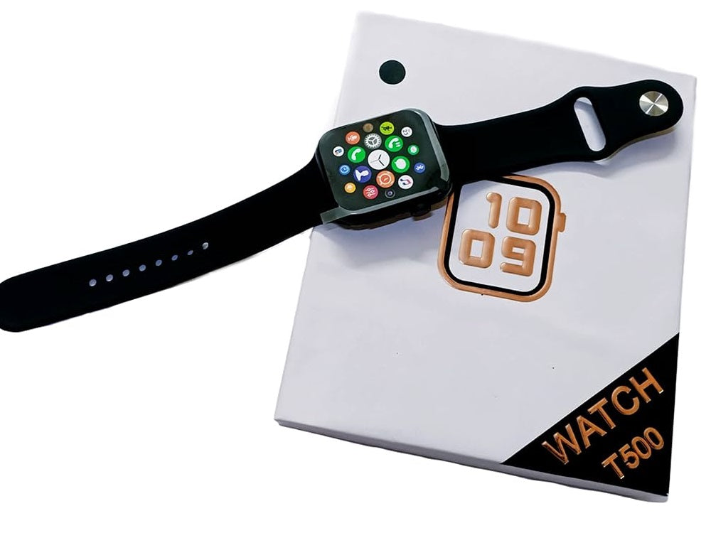 SMART Watch T500 Multicolor with Airpods in Combo Offer – i Born